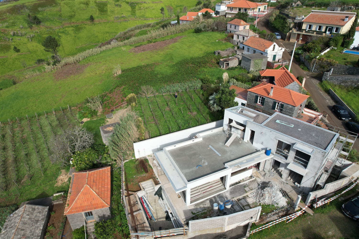 Birds eye view of the property and it's surroundings 