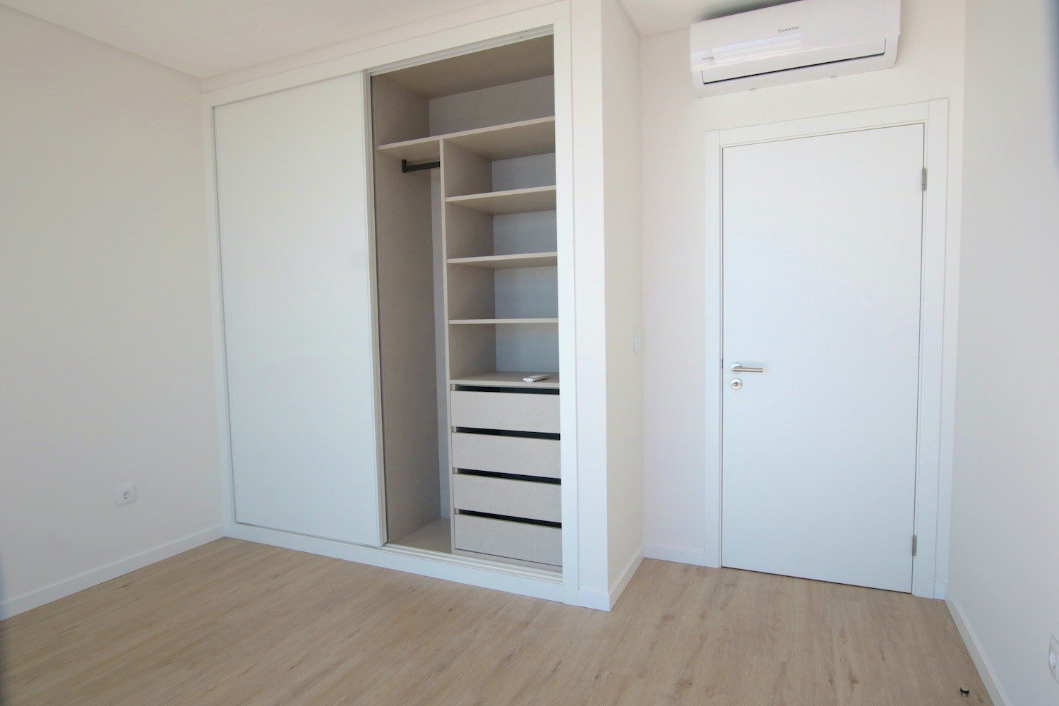 Bedroom with closet