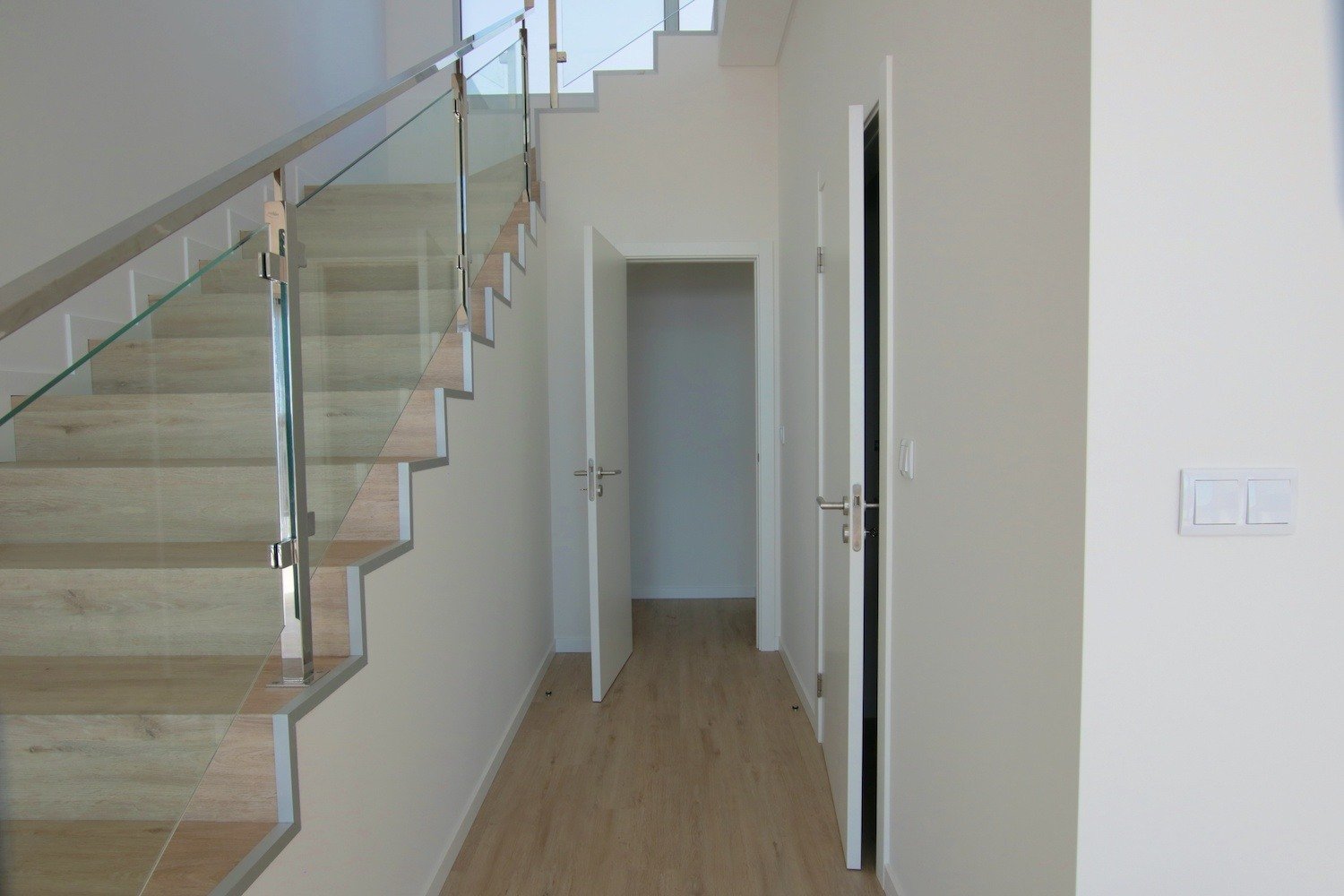 Stairway and storeroom 